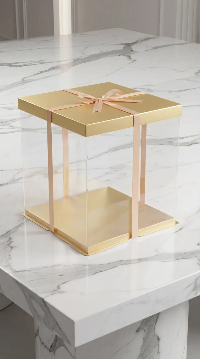 Giftbox Square Gold