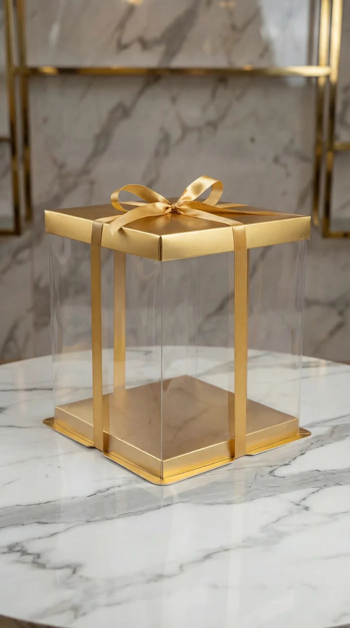 Giftbox Square Gold