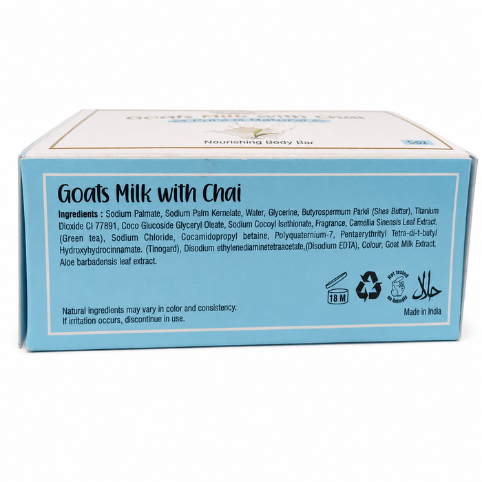 Goats Milk Soap with Chai 5 oz | Gentle Daily Cleansing - Yado African & Caribbean Market