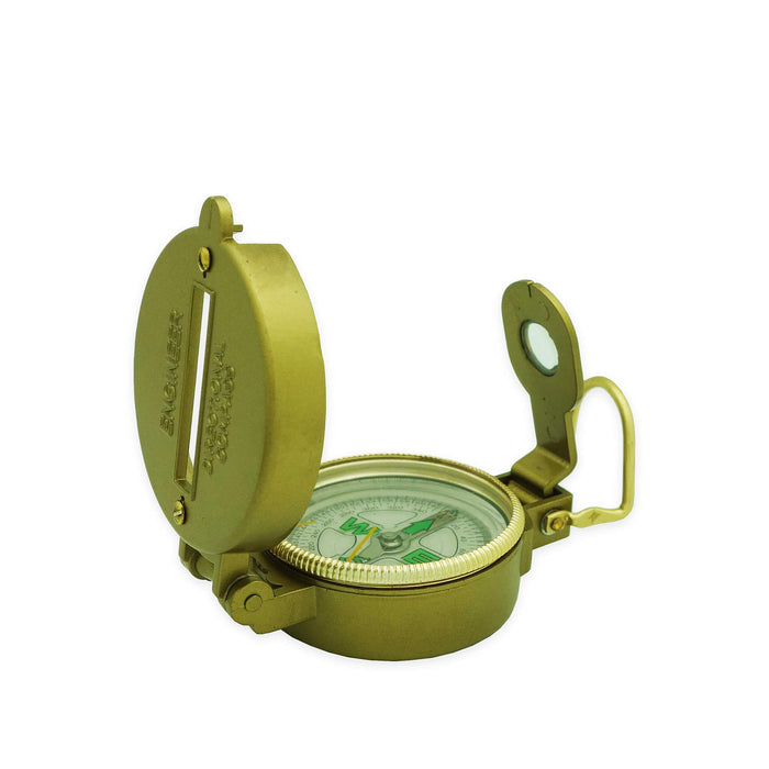 Golden Engineer's Pocket Compass
