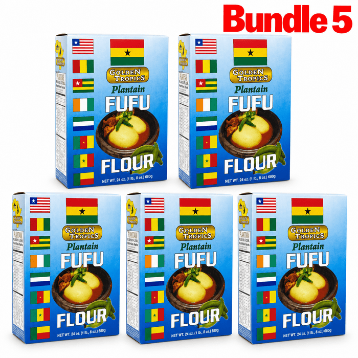 Golden Tropics Plantain Fufu | Authentic African Fufu - Yado African & Caribbean Market