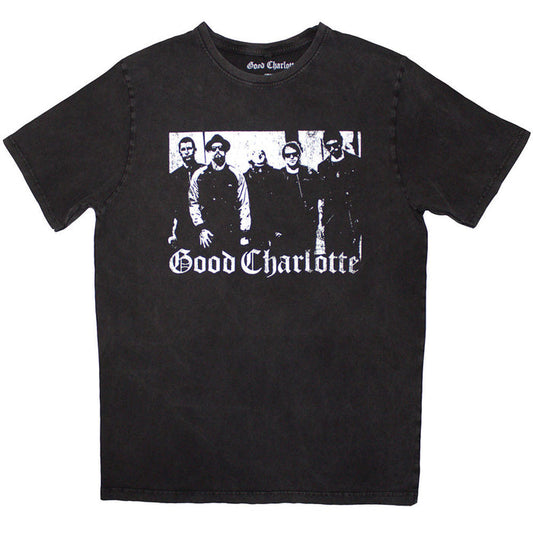 Good Charlotte Unisex Stone Wash T-Shirt: Band Photo