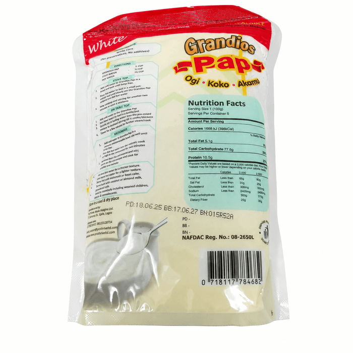 Grandios Pap | Authentic Ogi, Koko & Akamu Mix - Yado African & Caribbean Market