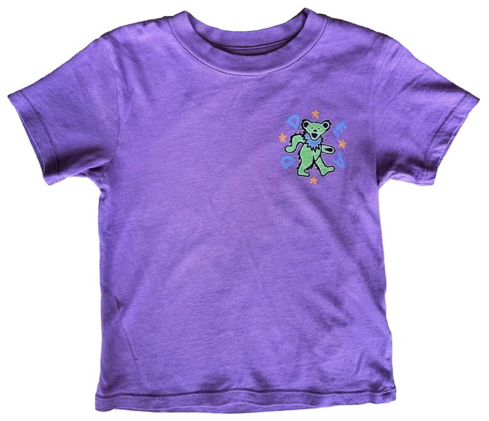 Grateful Dead Kaleidescope Bears SS Tee - Plum