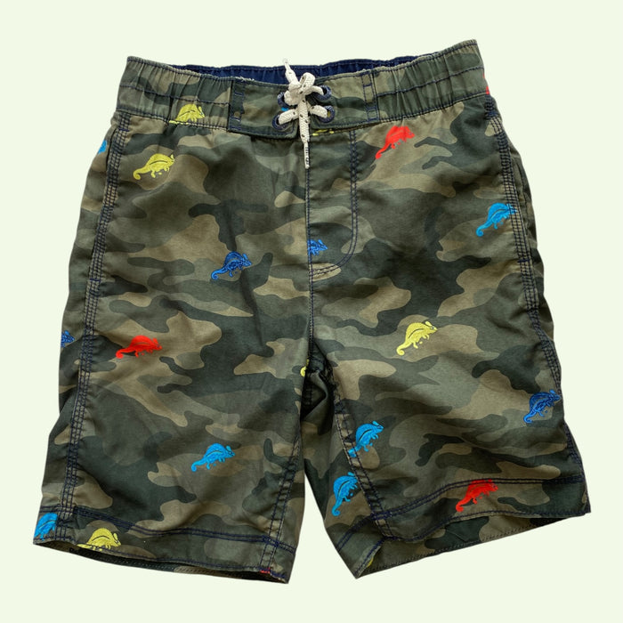 green gap  swim trunks, 6/7y