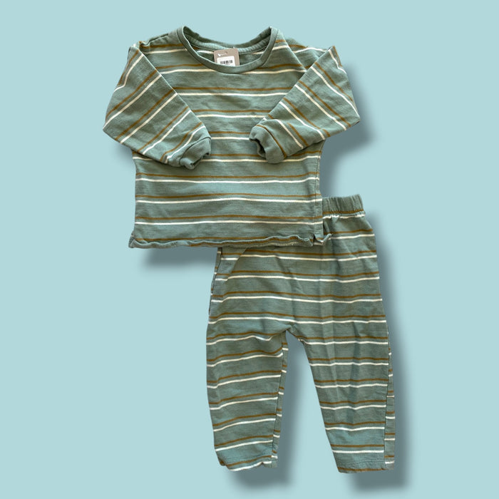 Green George 2 piece set, 12-18m