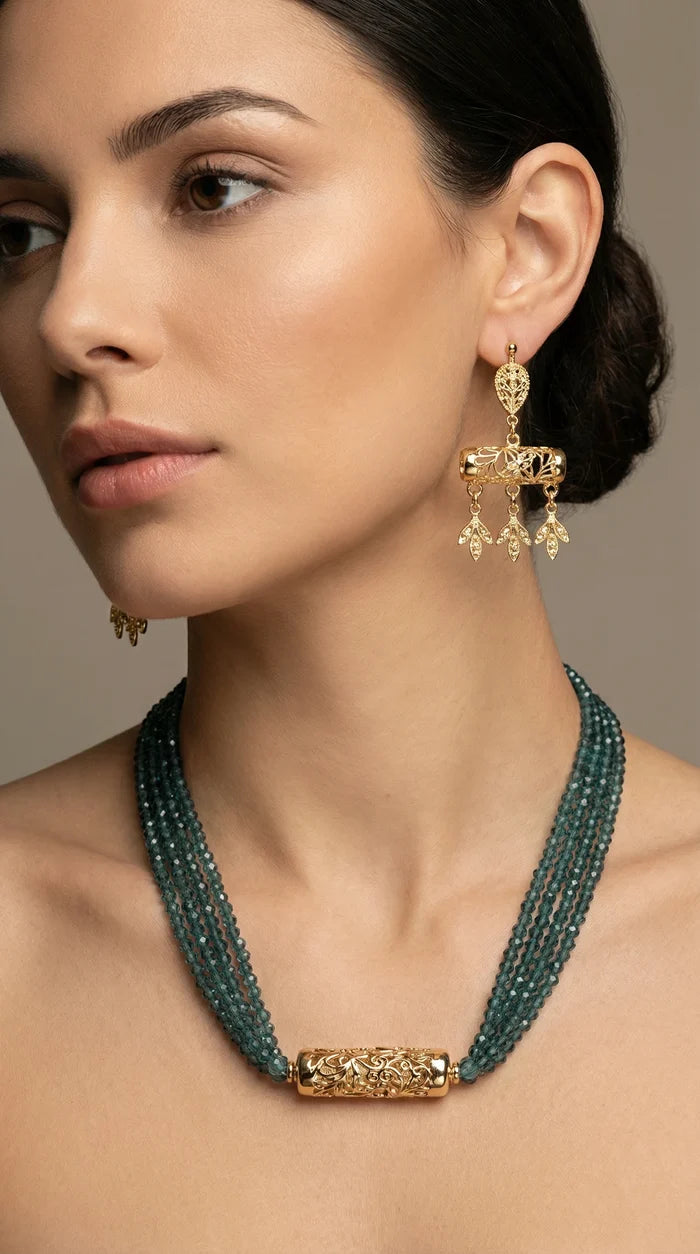 Green Neclace set Mai