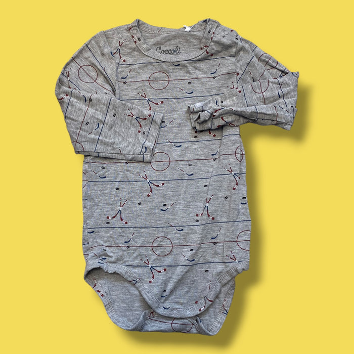 Grey Coccoli Bodysuit, 12m