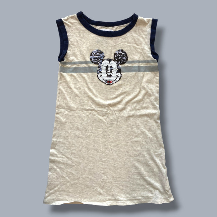 grey Gap mickey dress, 7/8y