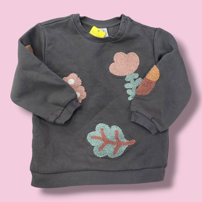 Grey H&M Sweater, 18-24m