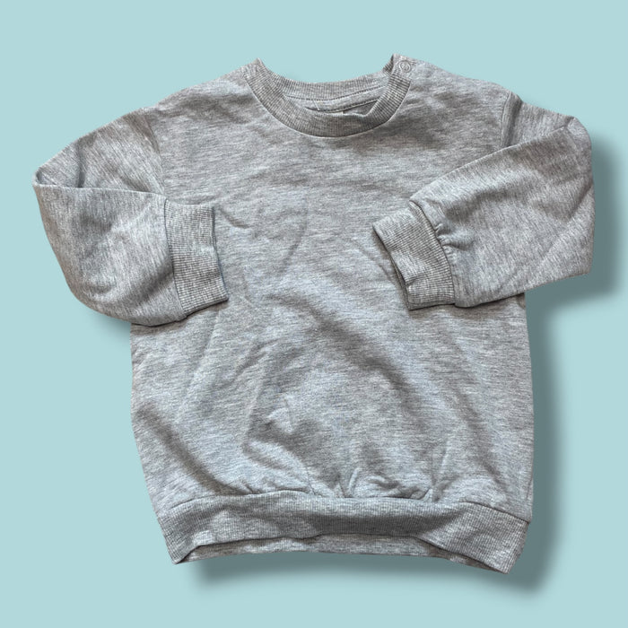 Grey H&M Sweater, 9-12m
