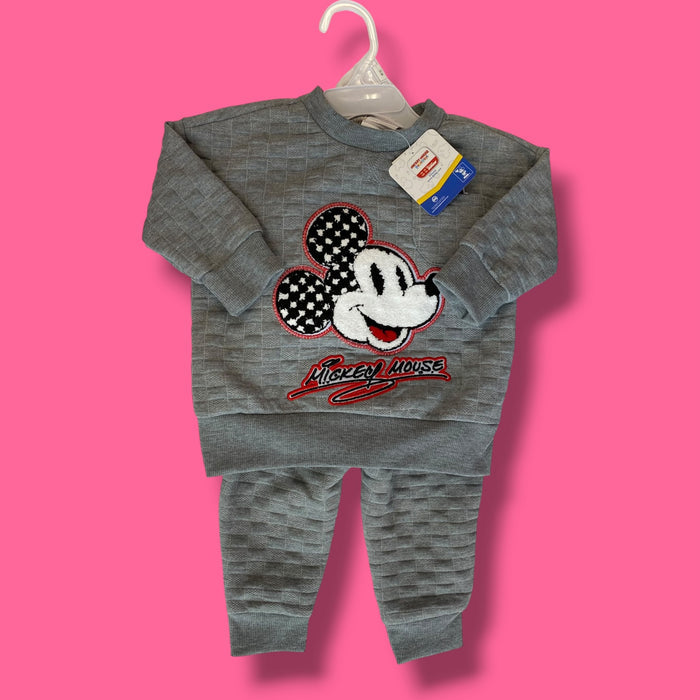 grey  nwt mickey sweatsuit, 12m