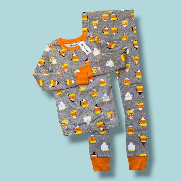 Grey Old Navy NWT halloween pjs, 5Y