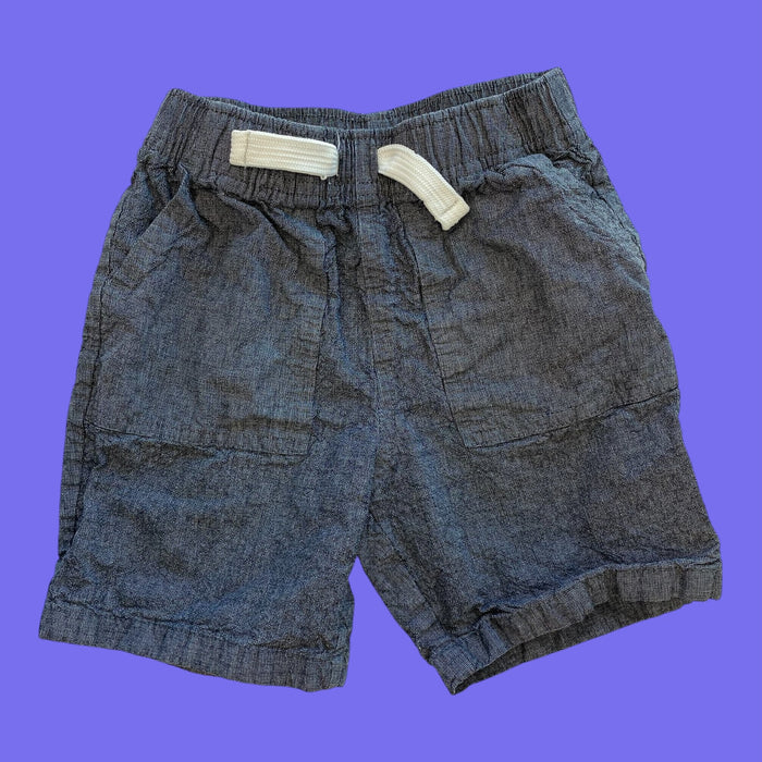 grey pekkle shorts, 5y