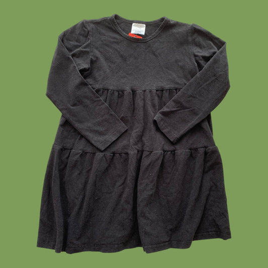 grey Tiny Button Apparel dress, 6/7y