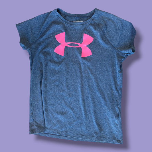 Grey Under Armour athletic tee, 10Y