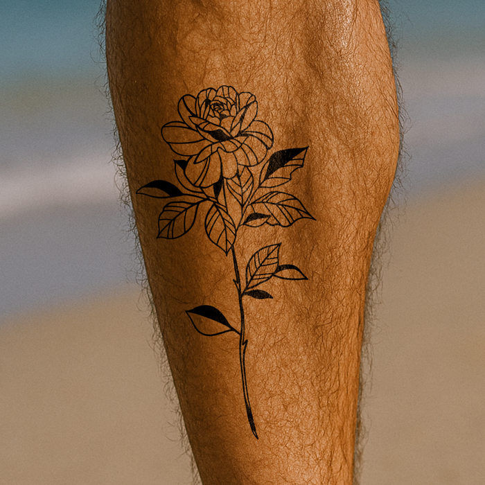 Große Rose Tattoo