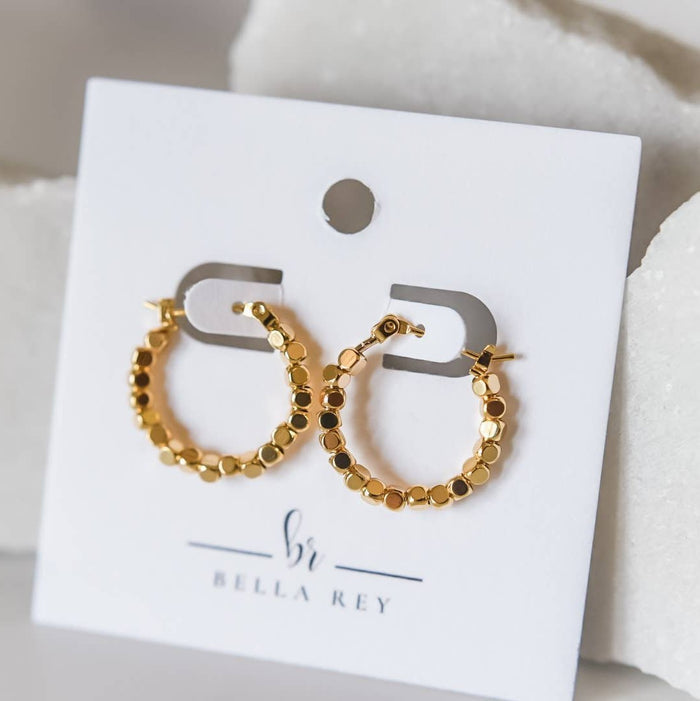 Hadley Hoops 18K Plated - Olita Gifts & Goods