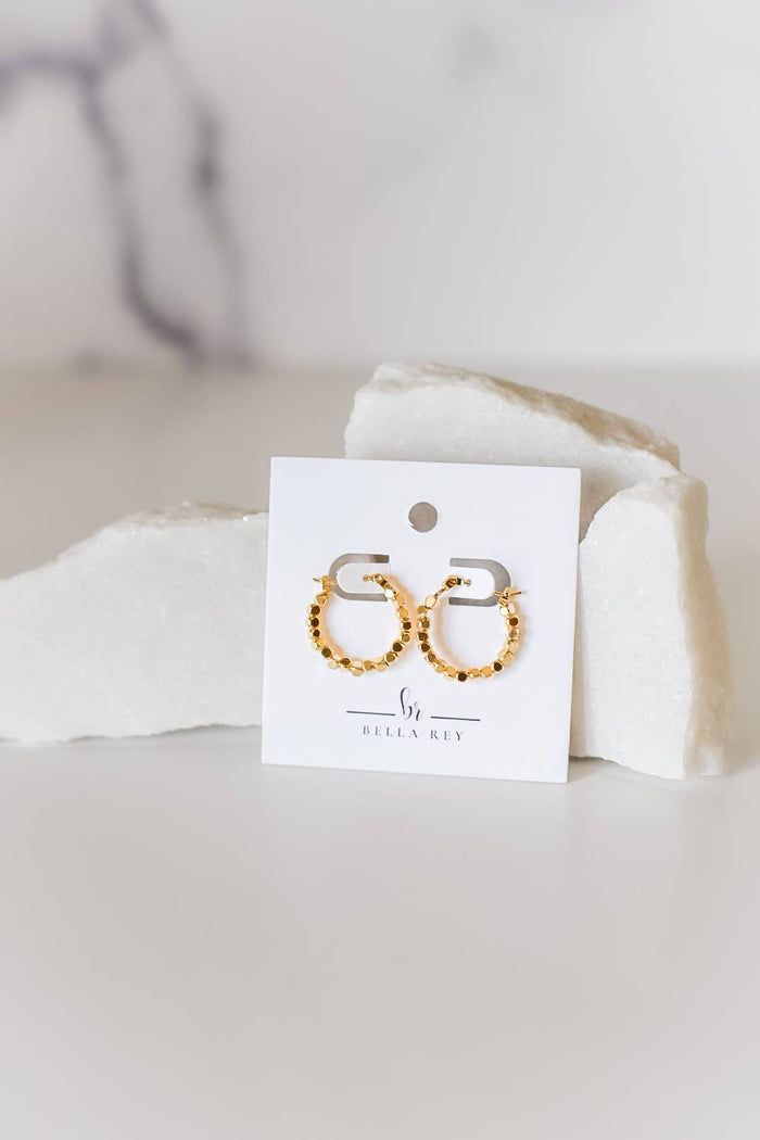 Hadley Hoops 18K Plated - Olita Gifts & Goods