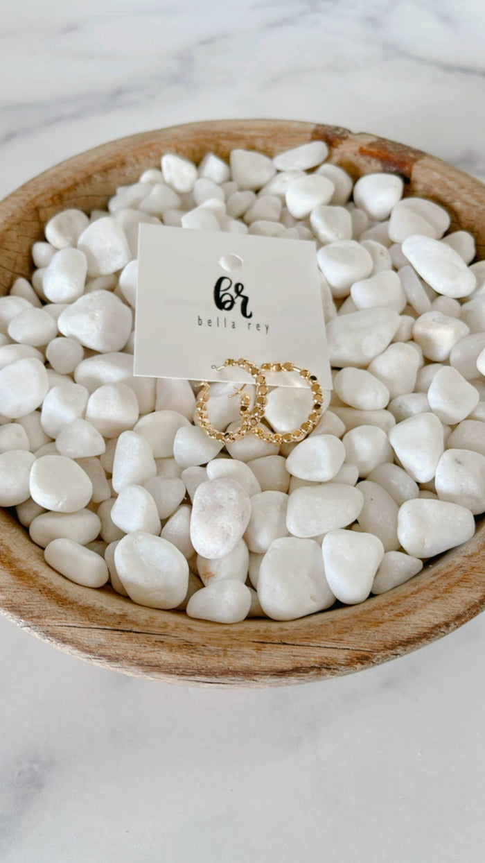 Hadley Hoops 18K Plated - Olita Gifts & Goods