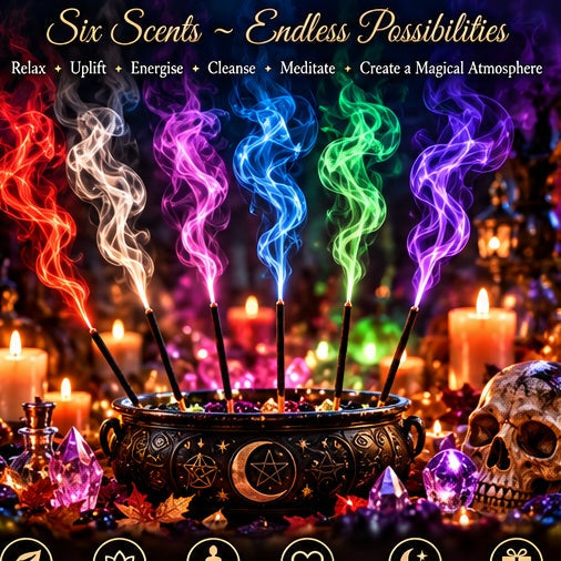 Halloween Ritual Black Incense Gift Set