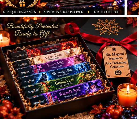 Halloween Ritual Black Incense Gift Set