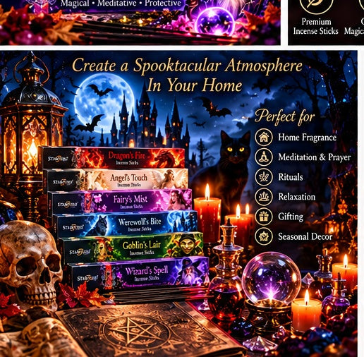 Halloween Ritual Black Incense Gift Set