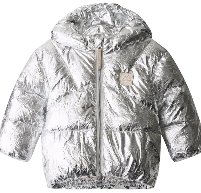 Harpo Jacket - Crinkled Silver