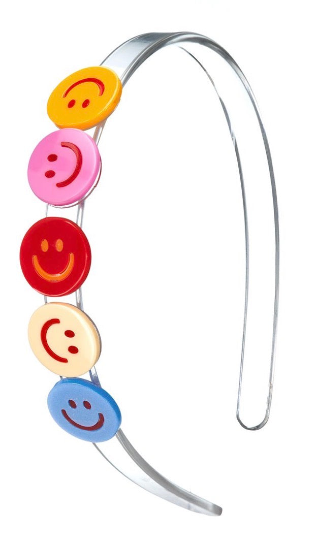 Headband - Colorful Happy Face