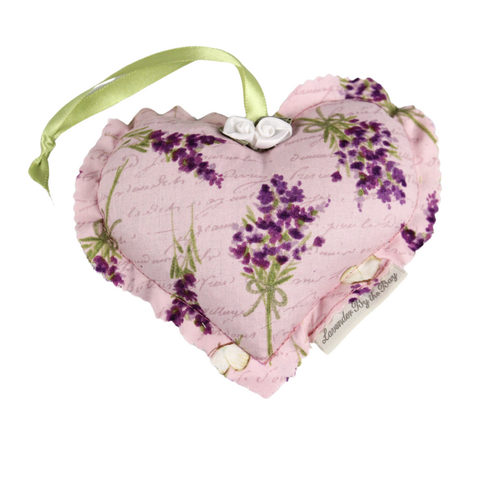 Heart Shaped Lavender Hanging Sachet