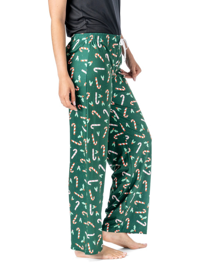 Hello Mello Holiday Pants- Pattern Peppermint Twist