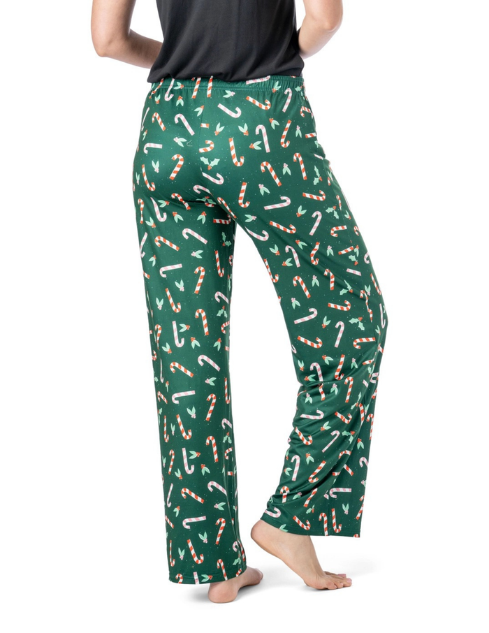 Hello Mello Holiday Pants- Pattern Peppermint Twist