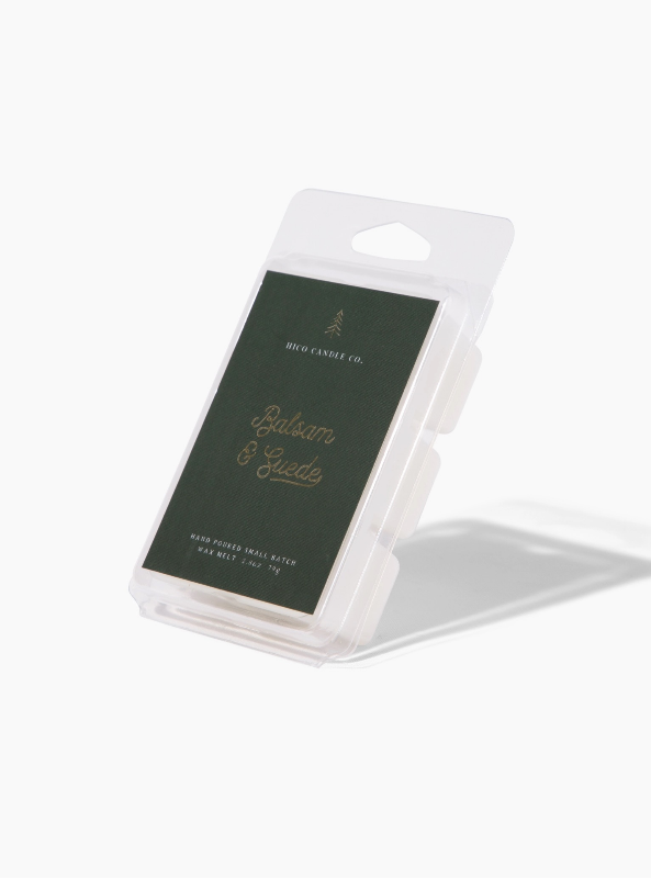 Hico Candle Co. -Balsam & Suede Wax Melt