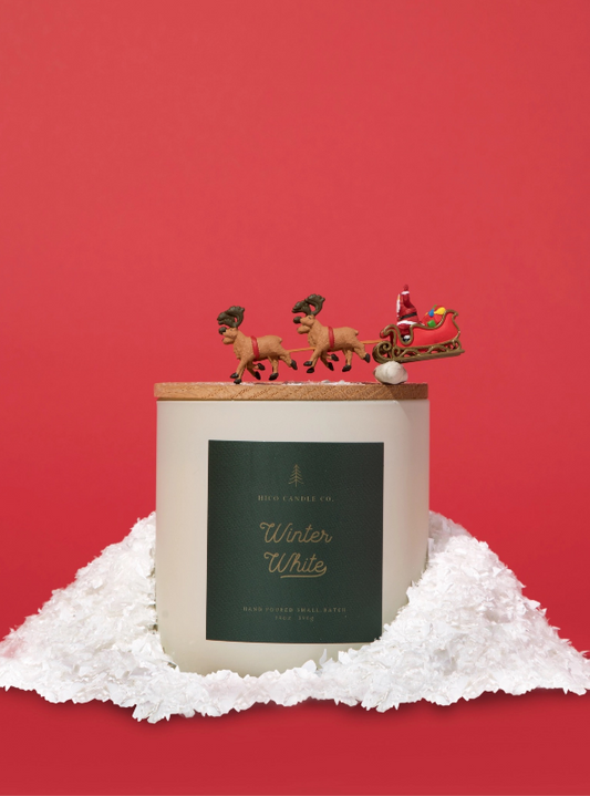 Hico Candle Co.- Winter White - 14oz. Candle