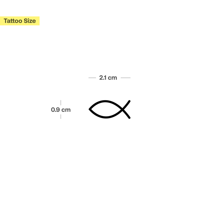 Ichthys Fisch Tattoo