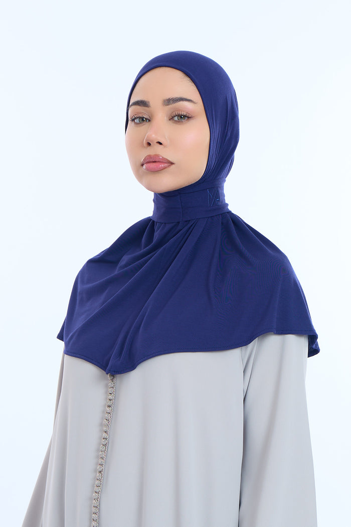 Instant Hijab Bamboo I Deep Indigo