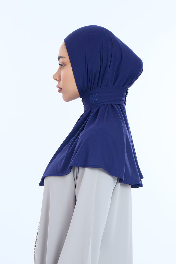 Instant Hijab Bamboo I Deep Indigo