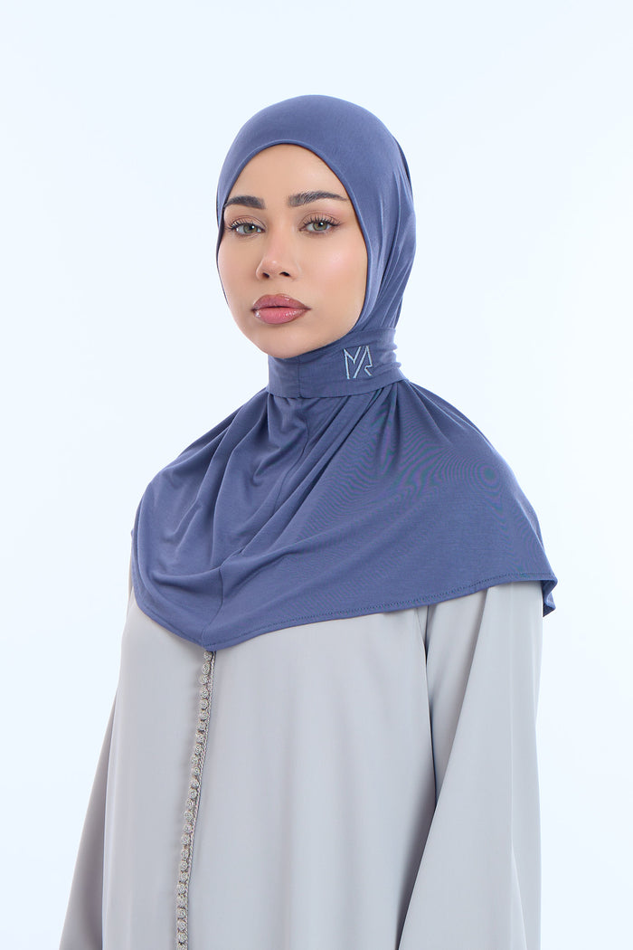 Instant Hijab Bamboo I Gray Steel