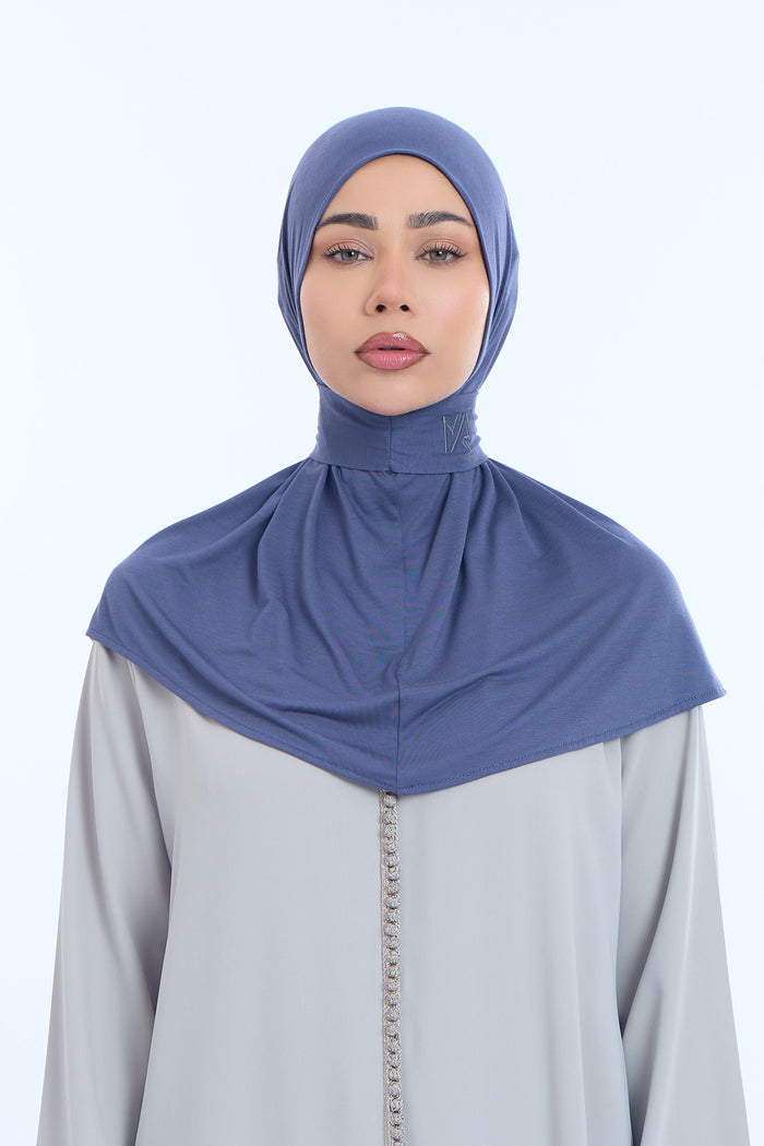 Instant Hijab Bamboo I Gray Steel