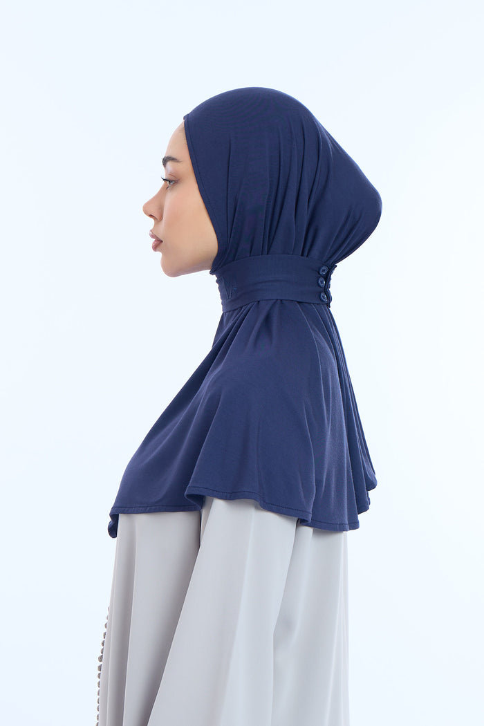 Instant Hijab Bamboo I Midnight Blue