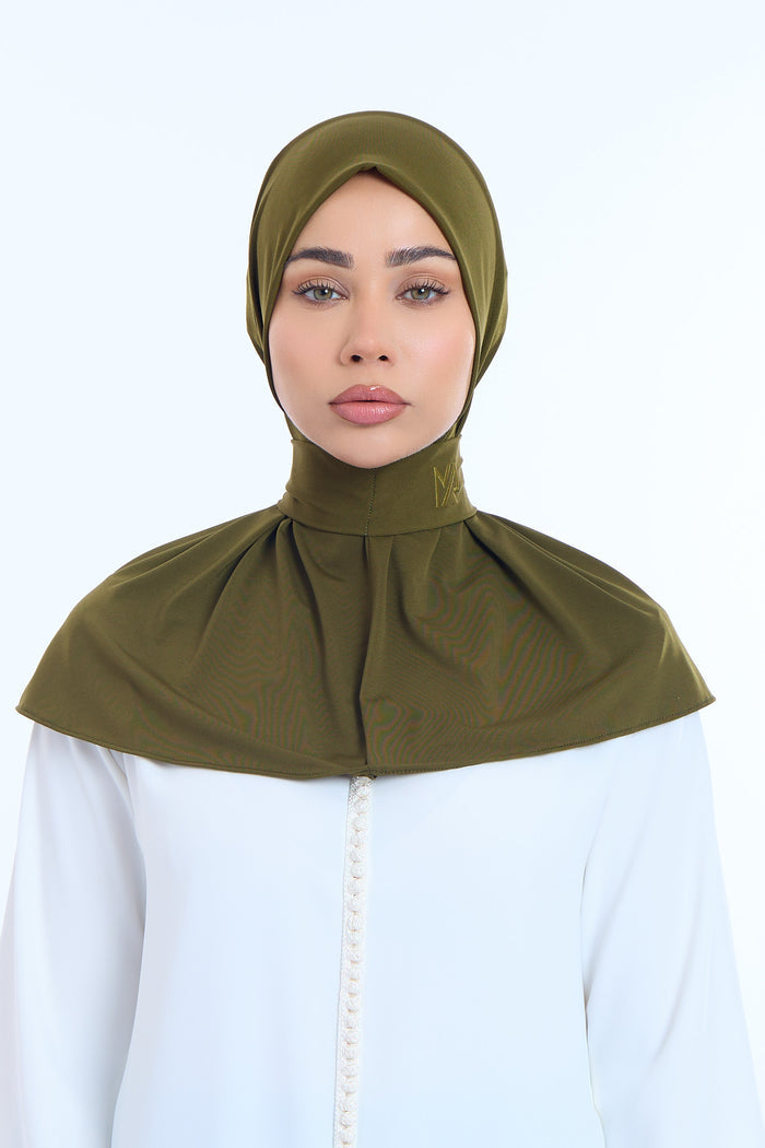 Instant Hijab Premium I Army Green