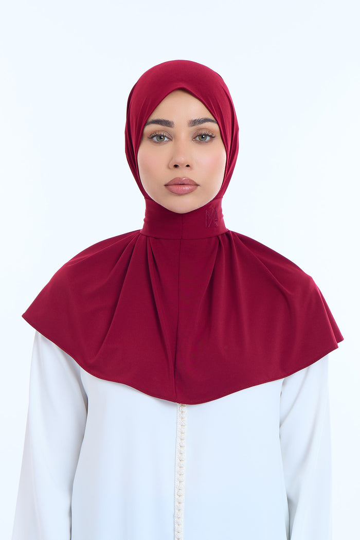 Instant Hijab Premium I Dark Wine
