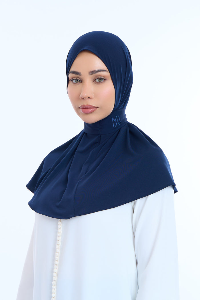 Instant Hijab Premium I  Deep Navy
