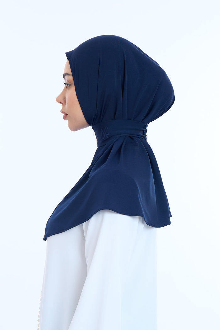 Instant Hijab Premium I  Deep Navy