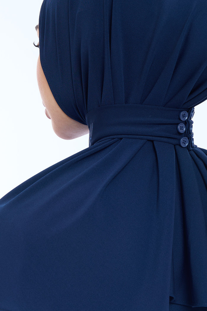 Instant Hijab Premium I  Deep Navy