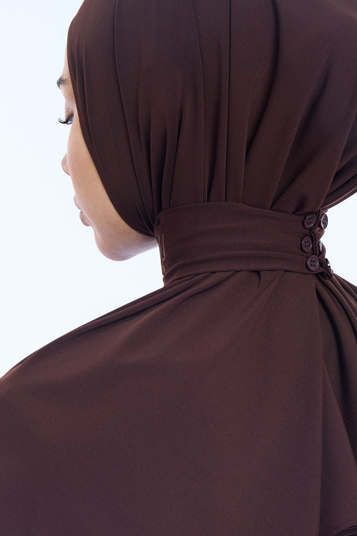 Instant Hijab Premium  I Jet Black
