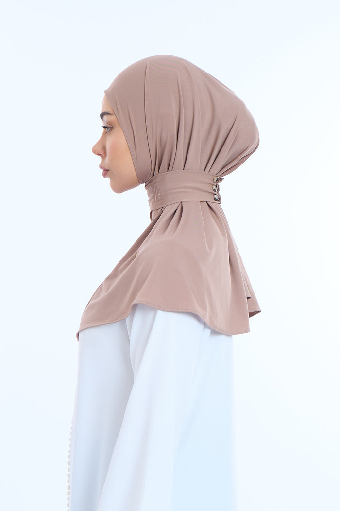 Instant Hijab Premium I Mushroom Taupe