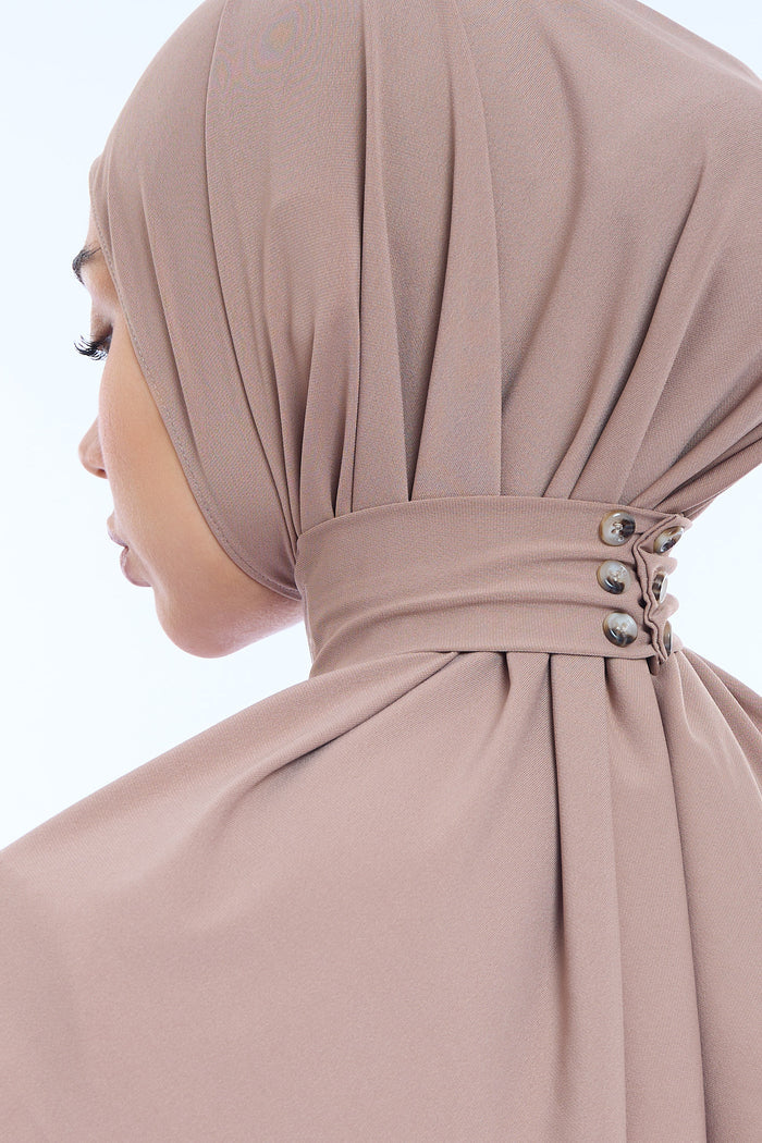 Instant Hijab Premium I Mushroom Taupe