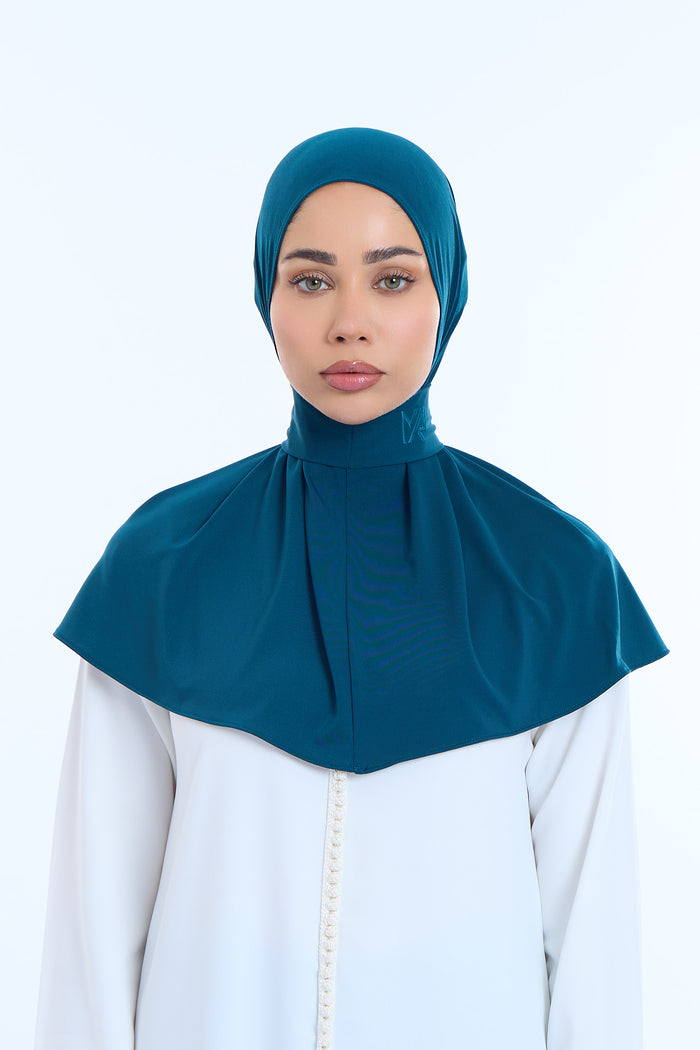 Instant Hijab Premium I Petrol Blue