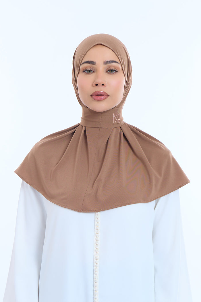 Instant Hijab Premium I  Walnut Brown